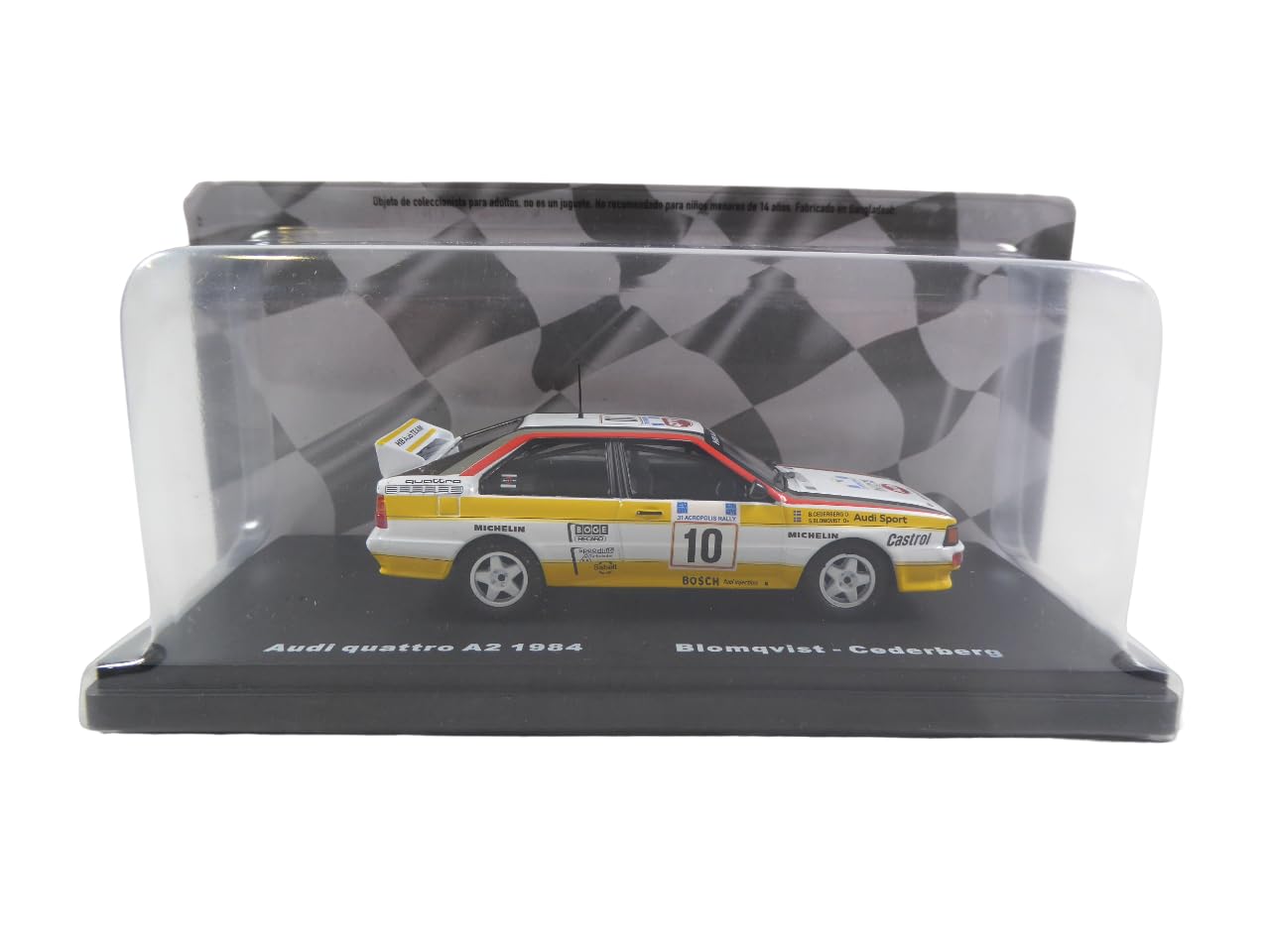 Voiture Miniature 1/43 OPO 10 - Audi R8 Ara-Capello-Kristensen 24h Le Mans 2004 - IXO Collection