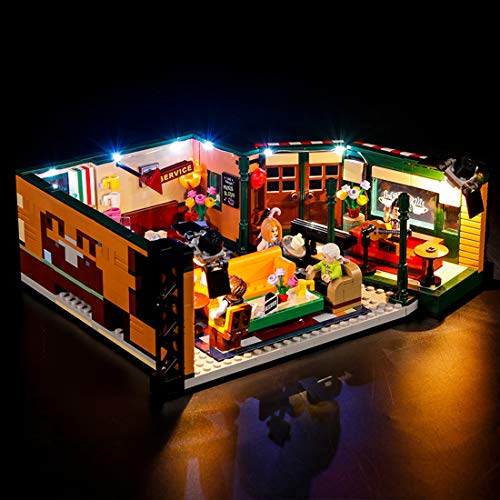 IIKA LED-Licht-Set für Lego Friends 21319 Central Perk Kaffee mit Fernbedienung, USB-betrieben (das Lego Modell nicht… – Bild 2