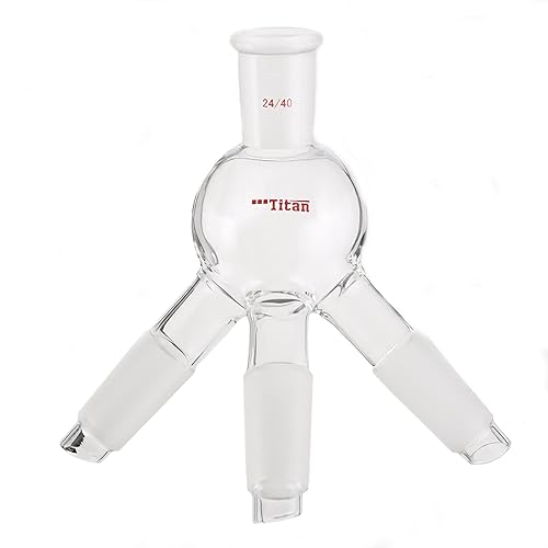 Miniatura 1 de ADAMAS-BETA Receptor de destilación de ruta corta 135 Adaptador de receptor de destilación de vaca Shpae con junta 2440 sin conexión de manguera