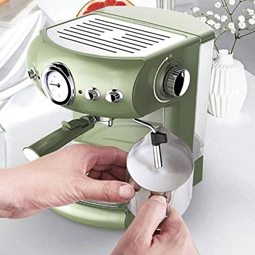 Kaffeemaschine Grüner Edelstahl Haushalt Voller Halbautomatischer Kommerzieller Dampfschaum – Bild 4