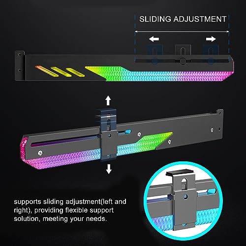 Soporte Ajustable Vikye para GPU con ARGB miniatura 6