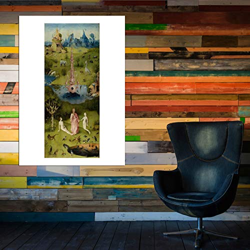 Affiche encadrée Hieronymus Bosch Garden of Eden grand format XL pour habiller un grand mur - 6