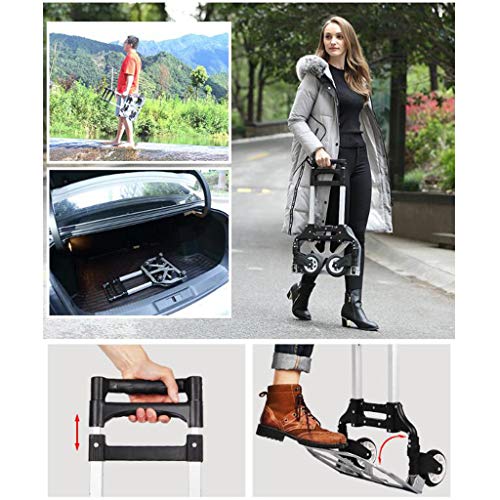 Carrito plegable de aleación de aluminio multiuso miniatura 6