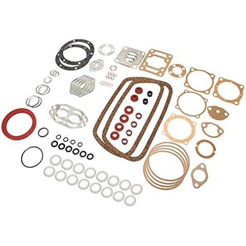 Elring 111198007ASP Engine Gasket Set with Crank Seal for VW Beetle Cover