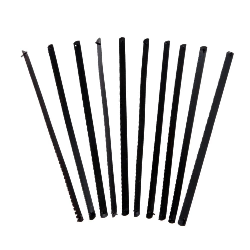 WTQZFRNSB Metal Cutting Jig Blades, 12pcs 150mm Mini Hacksaw Blade Steel 24T Reciprocating Saw Blades Wood Cutters Cutting Plastics Metal Woodworking Tools/13670