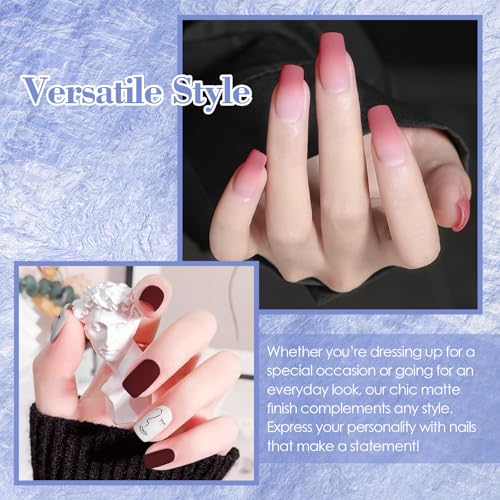 ADHERE Russo Mate Top de Esmalte de Gel, 15ml, acabamento fosco resistente a pó de longa duração par