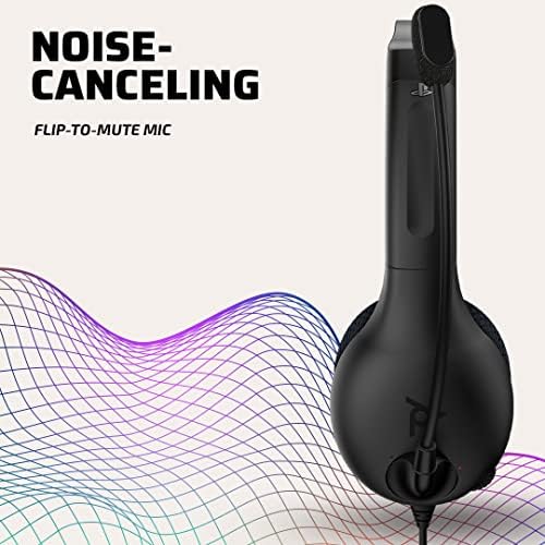 PDP LVL30 Wired Headset with Single-Sided One Ear Headphone for PlayStation, PS4, PS5 - Mac, Tablet Compatible - Noise-Cancelling Mic - Lightweight, Cool Comfort, Fine for Gaming - Black