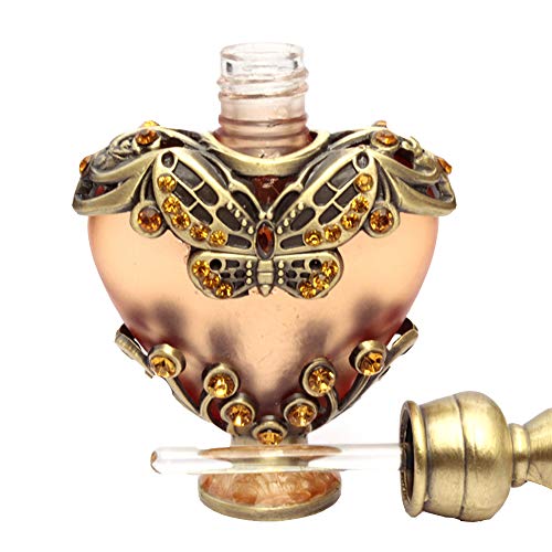 Bouteille de parfum cadeau : flacon rechargeable BaronHong en bronze vintage papillon 10ml
