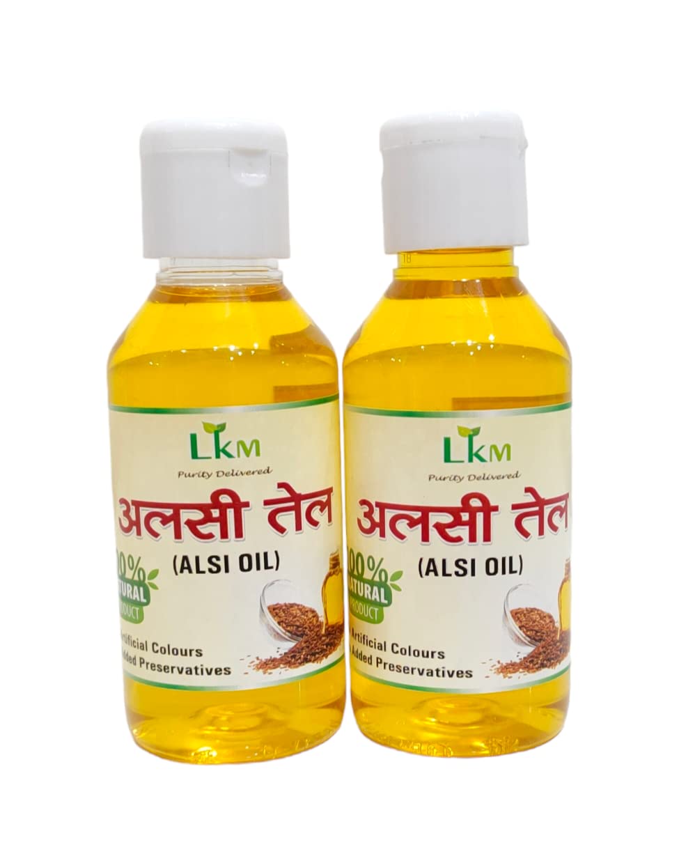 LKM Cold Pressed Flax Seeds Cooking Oil | Wood Pressed Flaxseed Oil for Hair| Pure Alsi Oil| Jawas Oil |120 Ml each Pack of 2 (B0BZYPF4MB) Amazon Price History, Amazon Price Tracker