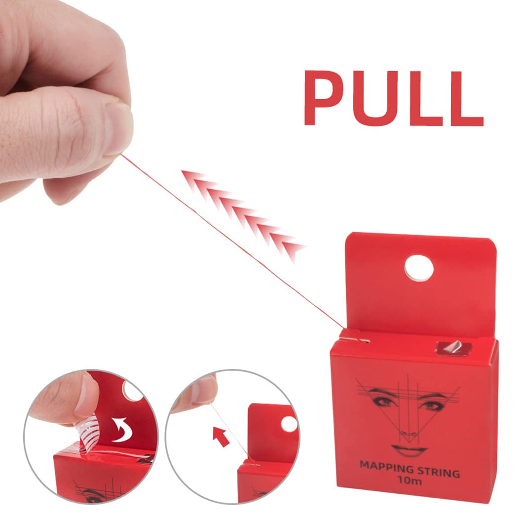 LIPHIP 4 Point Pure Eyebrow Tattoo Pen Water Proof Eyebrow Pen, 4 tips Fine Eyebrow make up (Light Brown)