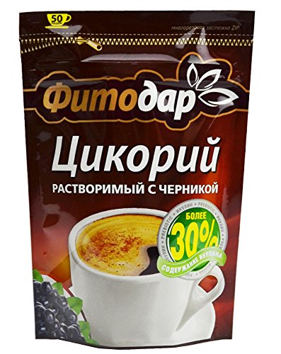 4x Zichorie „FITODAR“ Heidelbeere 100g Цикорий растворимый c черникой