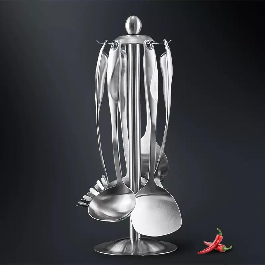 Juego de Utensilios de Cocina, for sartén Antiadherente, cucharón y espátulas for Wok