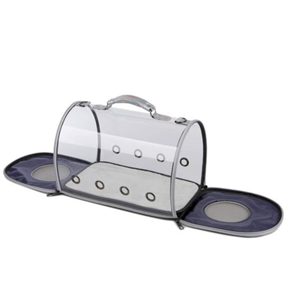 Panorámica Gato Bolsa Transparente, cápsula Espacial Gato Mochila a Cabo Bandolera portátil Bolsa de Hombro Pecho Jaula Gato