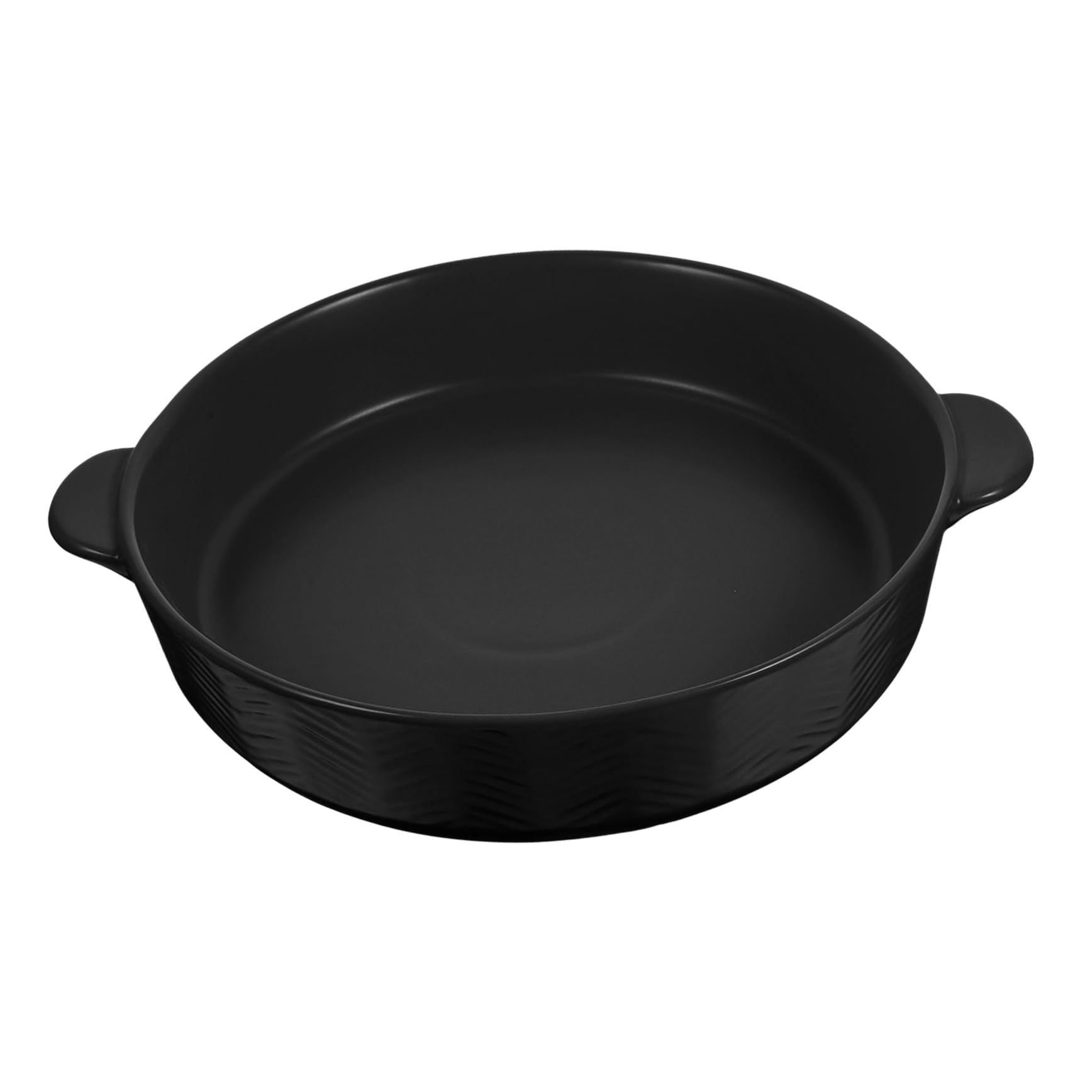 SHOWERORO Podwójna Rączka Ceramiczna Forma Do Pieczenia Okrągłe Naczynie Kuchenne Do Lasagne i Ciast Odporne Wysoką Temperaturę Ładny Design Do Użytku Domowego