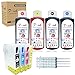 Price comparison product image Fink 603XL Ink Refill Kit for Eps 603 or 603XL Ink Cartridges Works with Expression Home Printers XP-3100 XP-2105 XP-4100 XP-2100 XP-3105 XP-4105 WF-2810 WF-2830 WF-2835 WF-2850