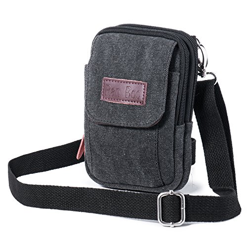 Ranboo Canvas Travel Cell Phone Holster for iPhone 14 Pro Max 13 Pro