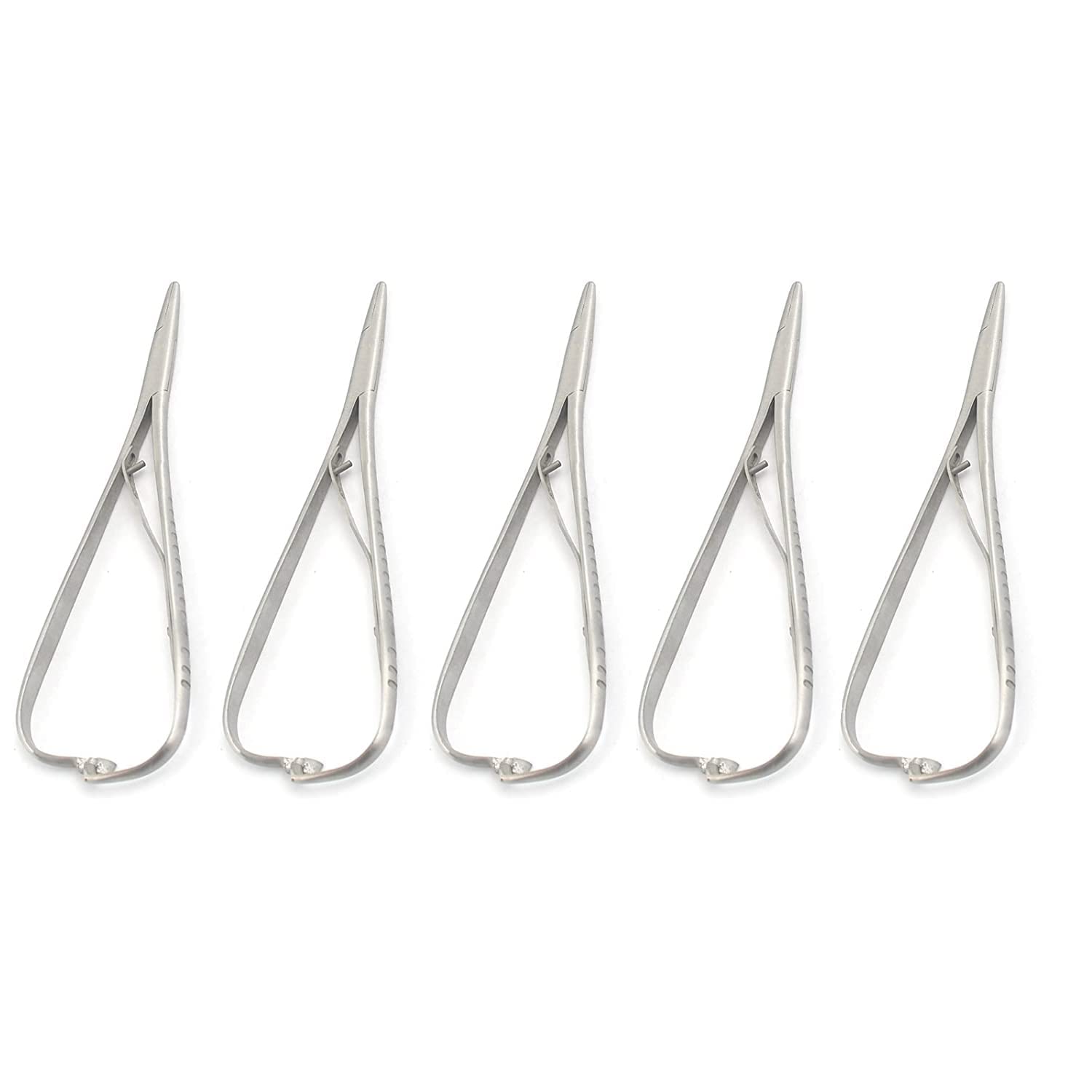 5 Mathieu Ligature Elastic Placing PLIER 5.5" Needle Holder Dental Instruments New