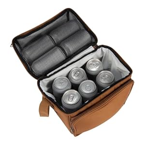 Carhartt Camping Cooler, Worksite Lunchbox, Soft Shell Cooler for Construction Sites, Work and Everyday Use Cooler, Carhartt Brown Carhartt Camping Cooler Worksite Lunchbox Soft Shell Cooler for Construction Sites Work and Everyday Use Cooler Carhartt Brown