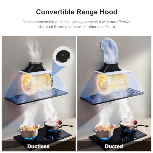 Hisohu HIB01-30-AH Insert Range Hood 30 Inch / 36 Inch thumb #4