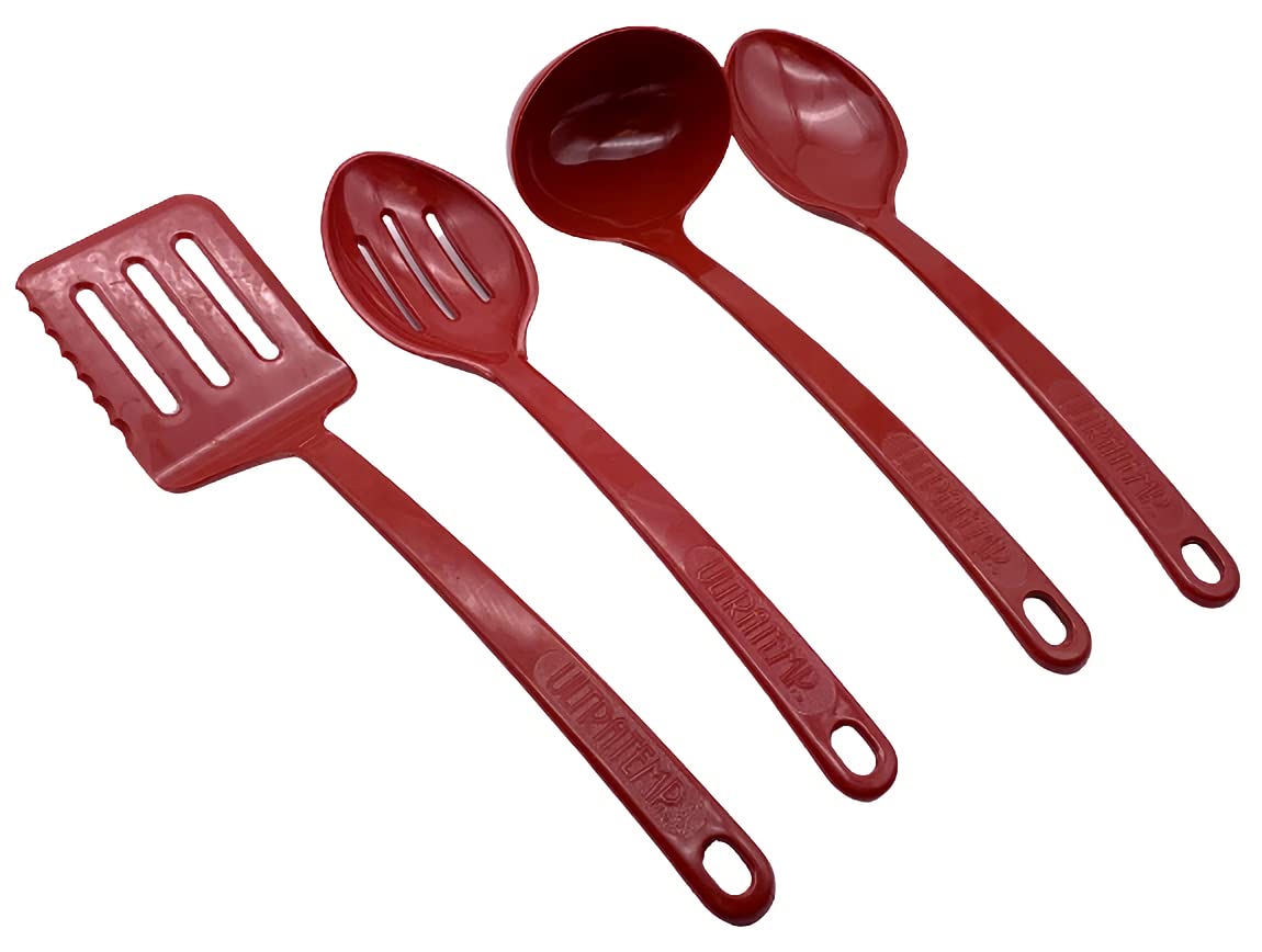 Robinson Ultratemp Cooking Utensil Set Spatula, Slotted Spoon, Ladle, & Spoon