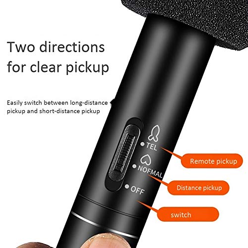 Microphone interview reflex de 5m avec câble jack 3.5mm pour prise de son reflex - 7