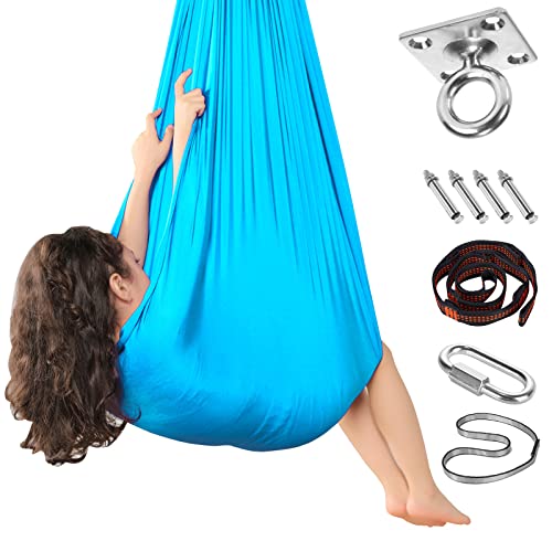 Columpio de Terapia Sensorial para Ni&ntilde;os - Hamacas de Yoga para Interior y Exterior...