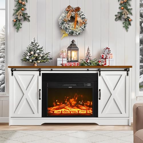 4 Ever Winner FTS0801 Fireplace Tv Stand With 23 Inch Electric Fireplace thumb #6