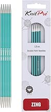 KnitPro Zing Double Pointed Needles 6" (15cm) | US Size 3 (3.25mm)
