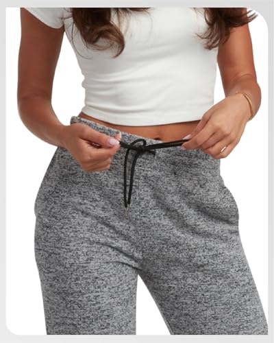 Spyder Womens Sweatpants - Soft Terry Fleece Sweatpants Women Wide Leg Pants Woman Gym Casual Activewear with Pockets3