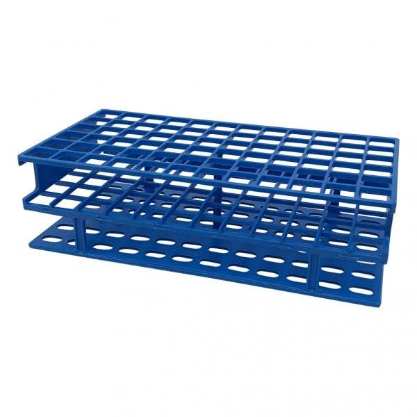 アズワン アンワイヤー試験管立 ブル- 200&times;102&times;57mm （6-313-04） 1個