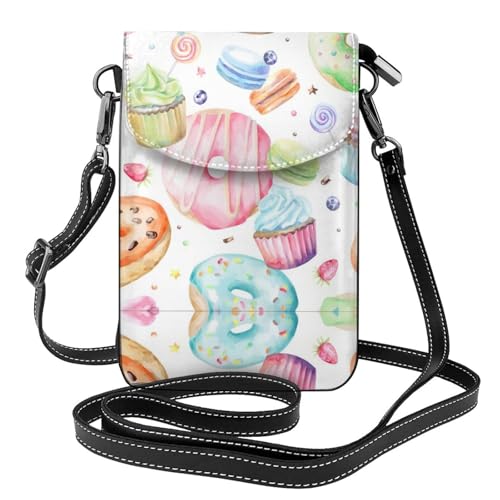 Sac à bandoulière muffins et sucre, petite pochette voyage