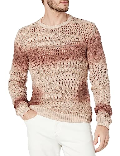 John Varvatos Men's Leone Long Sleeve Crew Neck Sweater