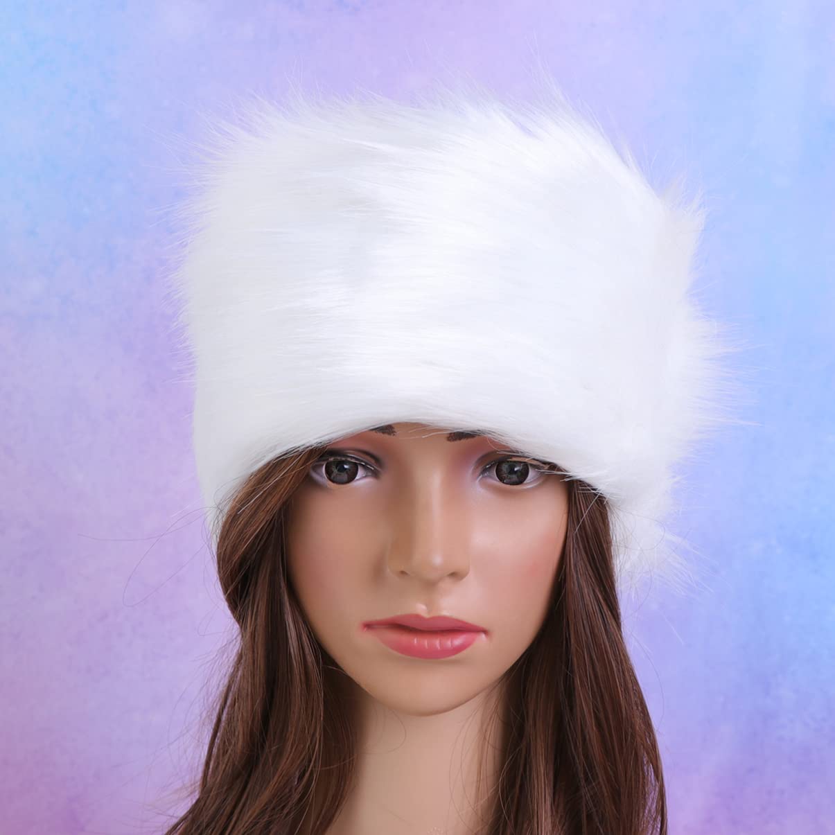 Yardenfun Faux Fox Headband Women's Caps Snow Outfits Furry Hat Women's Headdress Hair Accessories