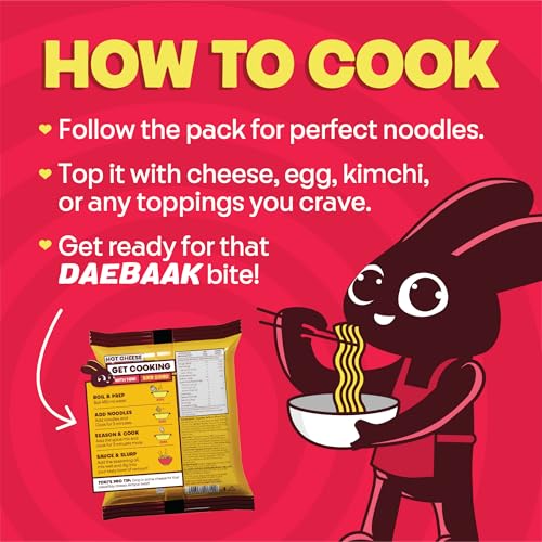 Image of GIMI GIMI - Weely combo of pack of Fiery Hot, Killer Kimchi, K-curry, Hot Cheese, Carbonara, and Soulful Umami | Veg Korean Noodles | Authentic Korean-Style Instant Noodles