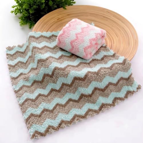 Image of Face Towel - Set of 12 (25x25 cm,Multicolor) Rumal /Handkerchief /Hanky Set for Women, Kids and Newborn Babies | Ultra-Soft, Quick Dry, Absorbent | Small Towel for Hand & Face Wash