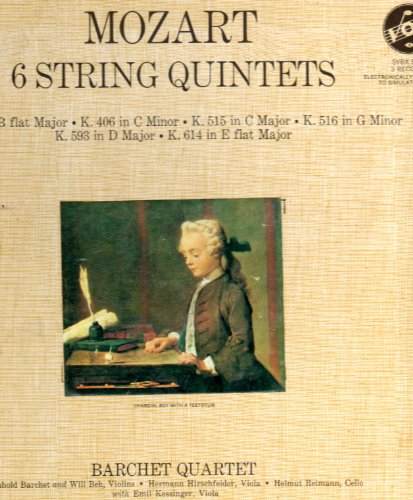 Mozart: 6 String Quintets, The Barchet Quartet, With Emil Kessinger, viola (Box Set, 1963 by Vox Productions, Inc.)