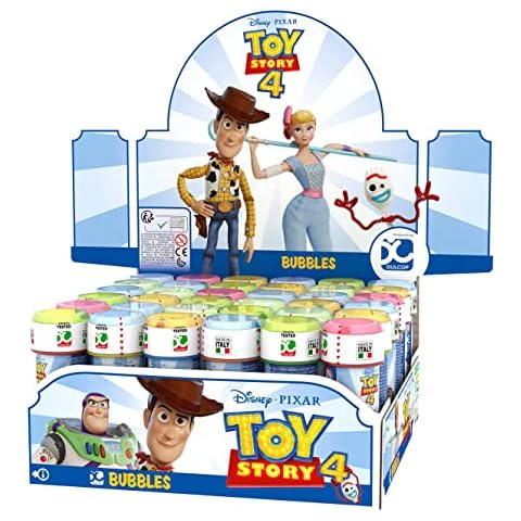 Dulcop 103808000 Toy Story 4 Fun Bubbles, Multi-Coloured Cover