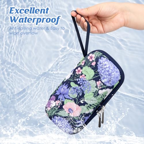 Image of YOUSHARES Insulin Cooler Travel Case - Diabetic Insulated Organizer Portable Cooling Bag for Medication Cooling Insulation, Insulin Pen Case with 2 TSA Approved Cooler Ice Pack