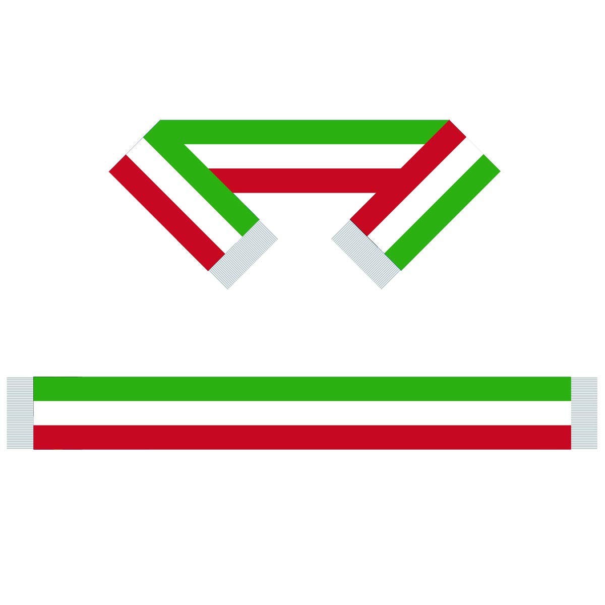 HomeKing Italy Fans Scarf Banner 6X60 inch 100% Polyester,World Flag Scarf,You Can Use People or Games That Give You Support