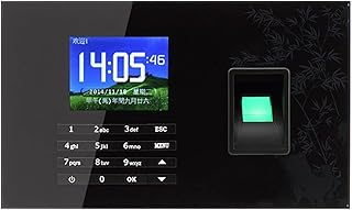 TRATOR Time CLock, A-C051 P2P Biometric Fingerprint Time Attendance System Clock Recorder Employee Recognition Recording Device Electronic Machine P2P Cloud Service Fingerprint Time Attendance