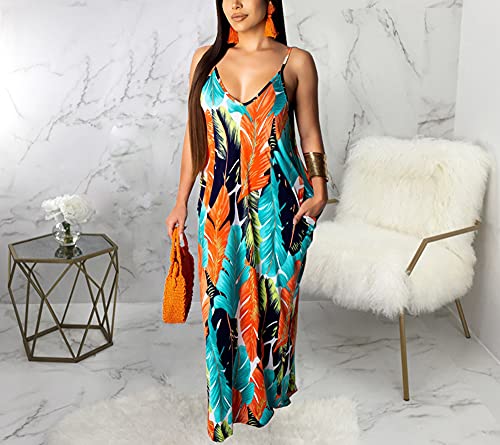 Image of SheKiss 2026 Women's Casual Summer Floral Long Maxi Dresses Floor Length Sleeveless Plus Size Sundresses