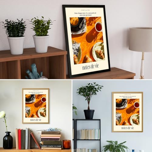 Décoration murale de bureau Wallbuddy affiche café et vinyle