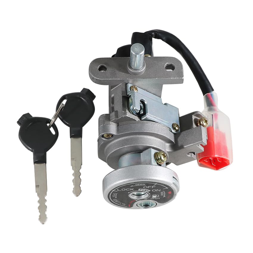 Ignition Switch Fuel Gas Cap Seat Lock Keys Replacement Kit OEM：2JS-H2501-03, for Yamaha YW125 Zuma 125 2016-2020 for Yamaha BWS125 R Zuma 125 2016-2020