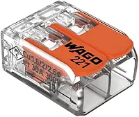 Kit 10 Conector Wago Emenda 2 Fios Mod. 221-612