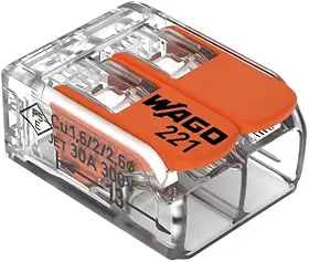 Kit 10 Conector Wago Emenda 2 Fios Mod. 221-612