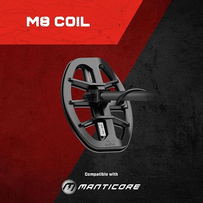Image of MANTICORE M8 & M15 Coil Bundle, Waterproof Elliptical Double-D Smart Coil for MANTICORE Metal Detectors