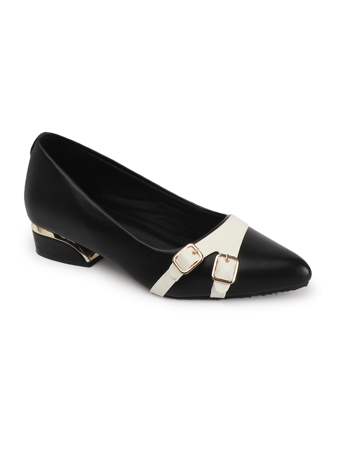 Women Comfortable Block Heel Pointed Toe Fashion Pump Shoes for Daily use, Office use, Casual use-image-33