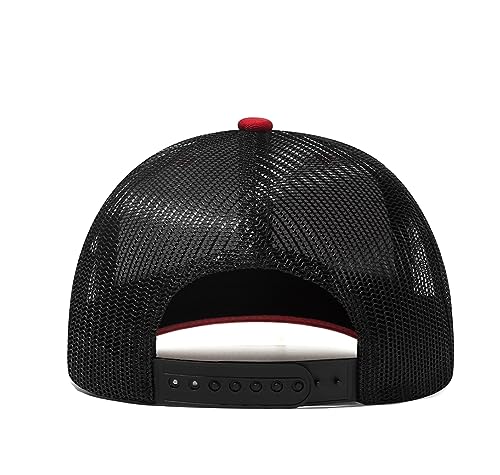 Image of Quanhaigou Trucker Hat - Mesh Snap Back - Unisex Adjustable Baseball Cap - Outdoor Hats for Men Women