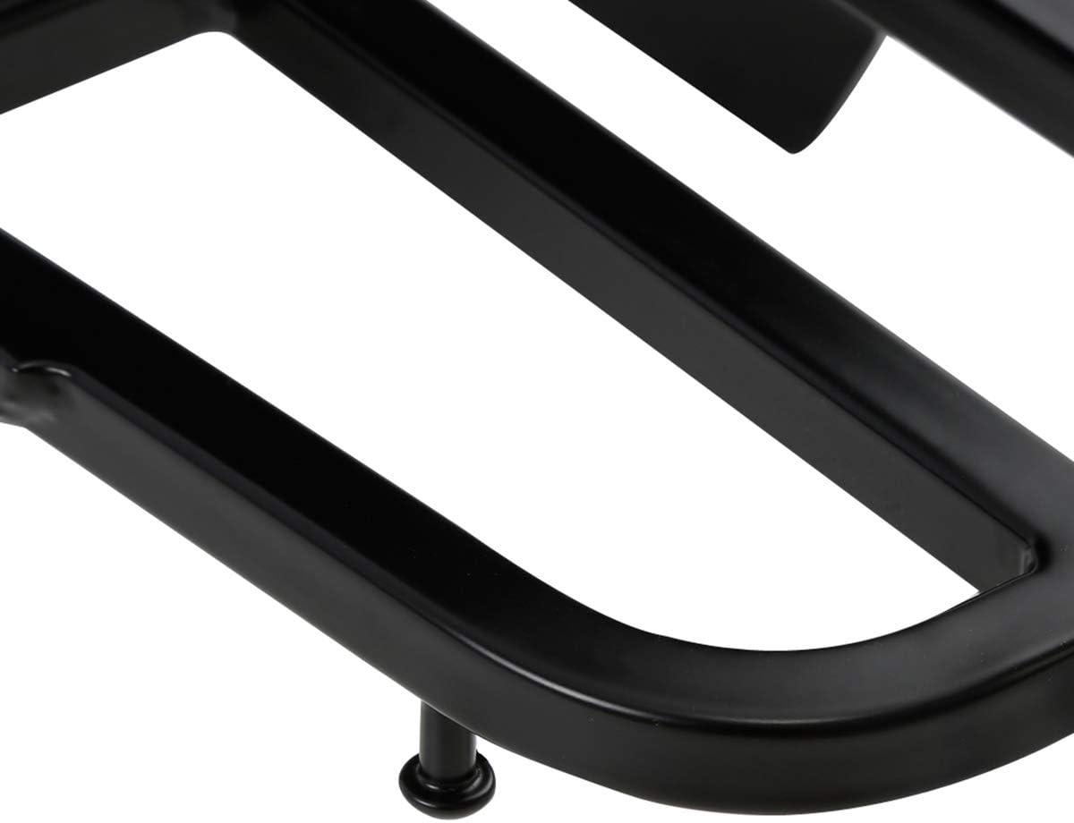 Sissy Bar Backrest Tall 15 inch w/Luggage Rack Fit for Honda Shadow Phantom 750 VT750C2B 2010-2019 Spirit 750 VT750C2 2007-2014 Black