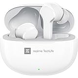 realme TechLife Buds T100 | IPX5 Water Resistance | Bluetooth 5.3 | up to 28 Hours Total Playback - (White)